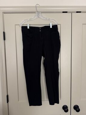 Apt. 9 Black Stretch Pants with Blue Label